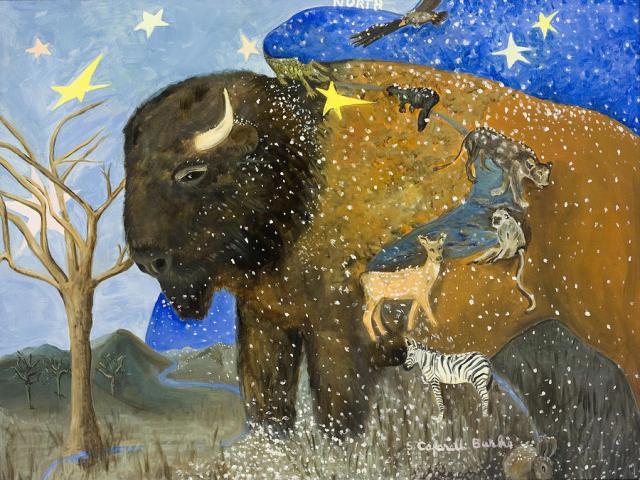"Path of the Buffalo" by Susan Cafarelli Burke, www.fineartamerica.com