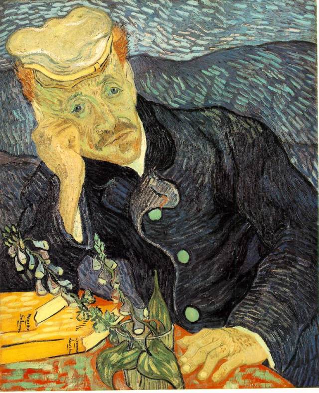 "Portrait of Dr Gachet" by Vincent Van Gogh